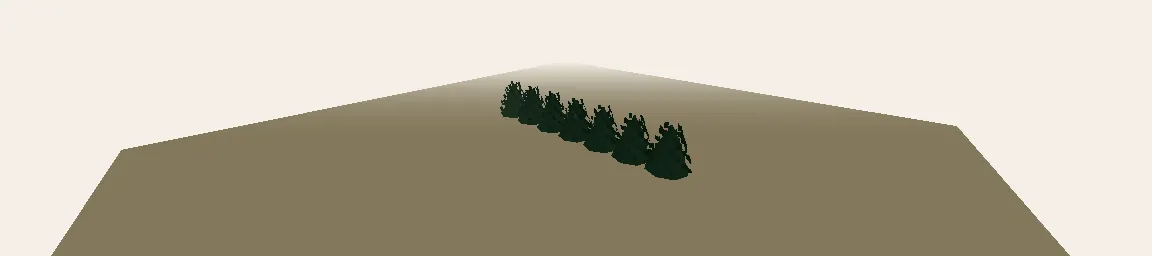 Established windbreak